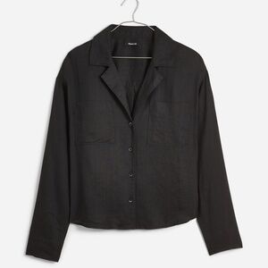 Madewell Resort Long-Sleeve Shirt – Black / XL